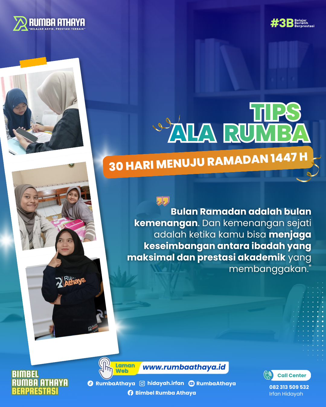 30 Hari Menuju Ramadan 1447 H bersama Rumba Athaya!