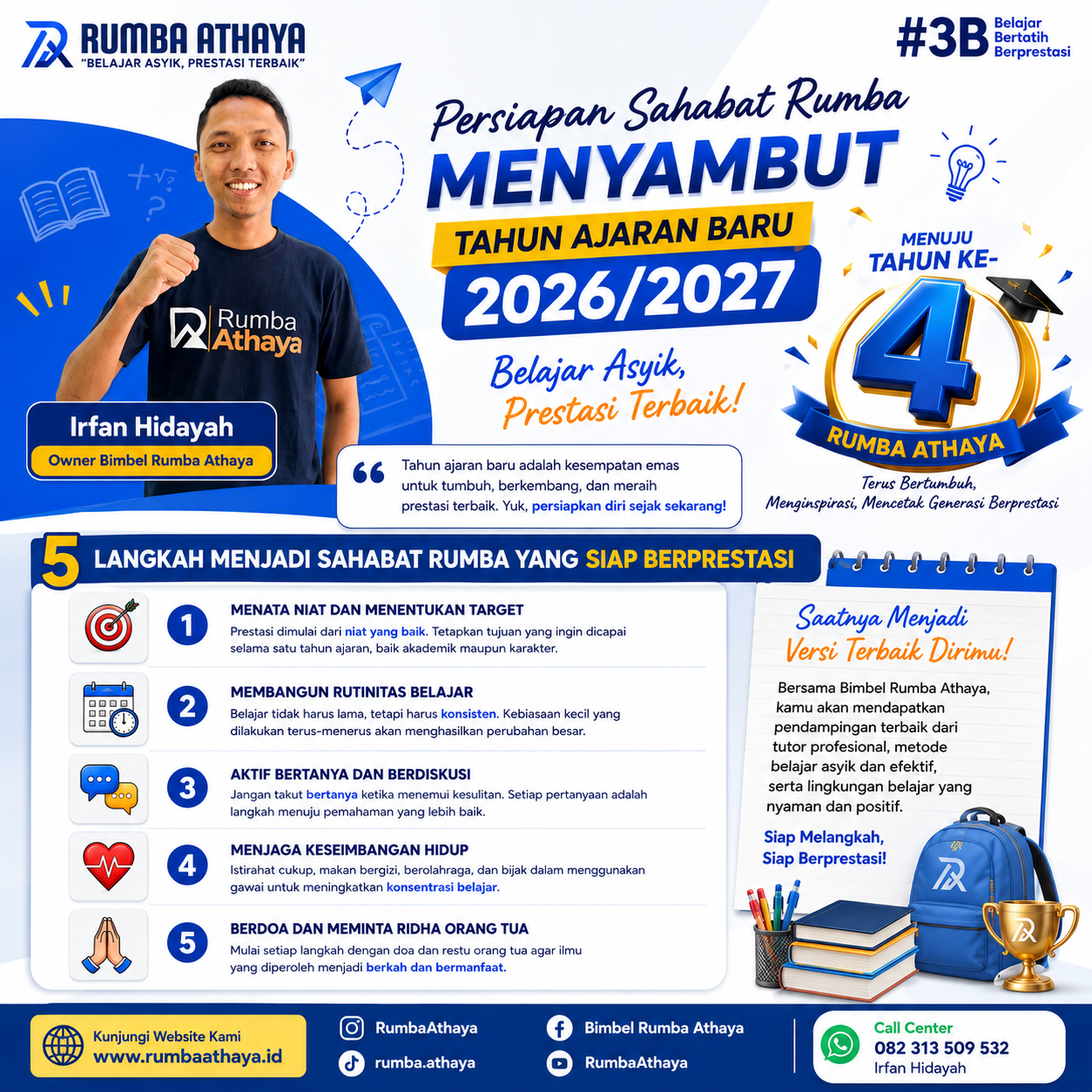 Persiapan Sahabat Rumba Menyambut Tahun Ajaran Baru 2026/2027