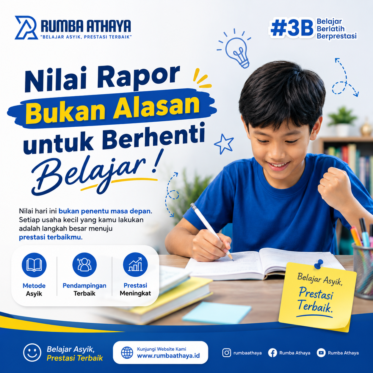 Nilai Rapor Bukan Alasan untuk Berhenti Belajar